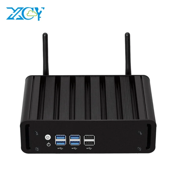 XCY Fanless Office Mini Pc Core I3 5005U 8xUSB Mini Linux Computers Portable Support OEM/ODM - Image 6