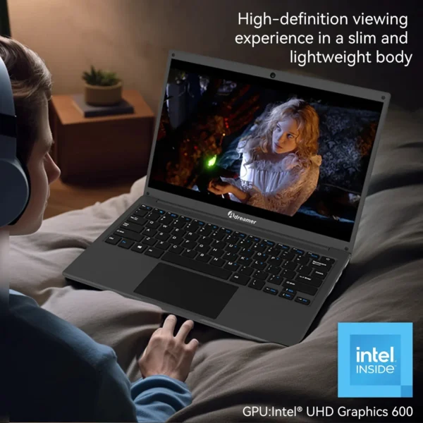 14" Intel Celeron 3350 Laptop Notebook 6GB RAM Cheap Computer Mini Laptop with 19200X1080 Resolution Office Study PC - Image 5