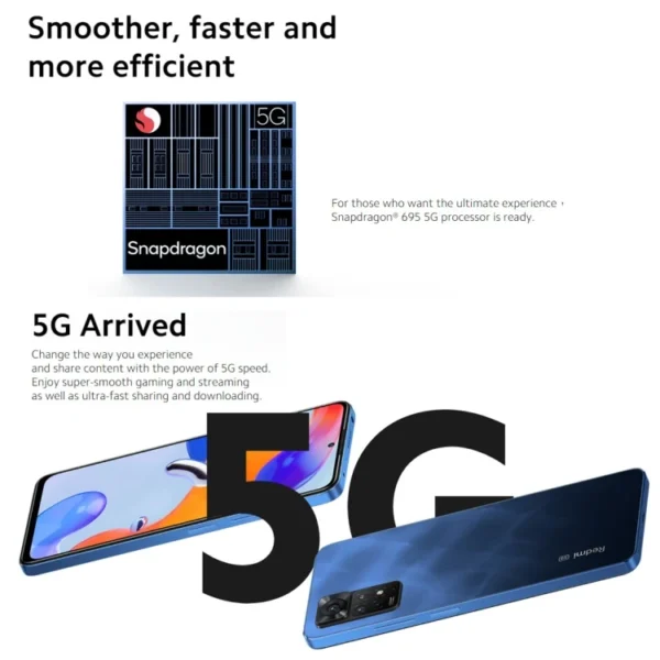 Global Version Xiaomi Redmi Note 11 Pro 5G Phones Snapdragon 695 108MP Camera 5000mAh Smartphone Note 11 Pro 5G Mobile Phones - Image 4