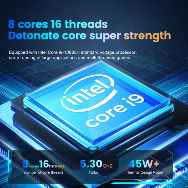 Core I9 10th Gen 15.6 Inch Win10 11 Hardware Software 11th Generation I7 I5 16GB RAM 1TB SSD New Game Computer Notebook Laptop - Image 3