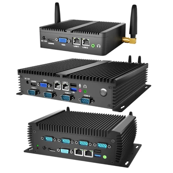 J1800 Dual Core I5 I7 Embedded Industrial Fanless XCY Mini PC Control Host Computer for Business SSD Windows 10 64GB 128GB DDR3 - Image 5