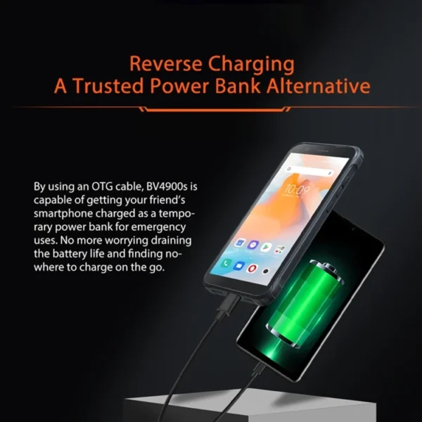 IP68 Blackview BV4900S 5.7 Inch Rugged Smartphone 5580mAh Battery Android 11 GO Waterproof 4G Global Mobile Phone - Image 5