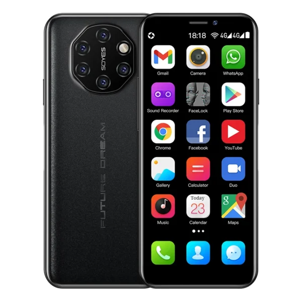 2022 New Arrival SOYES S10I Supper Mini Android 4G Smartphone Ultra Thin Student Mobile Phone with Face Fingerprint Recognition - Image 3