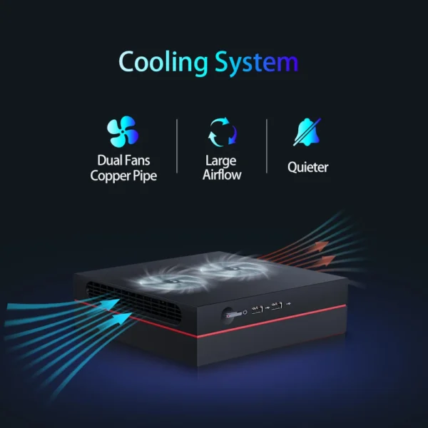 HelorPC Gaming Mini PC Computer Intel I7 13620H I9 12900HK Nv-idia GTX 1060 RAM DDR4 3165 WIFI BT4.0 Gamer Game Computadoras - Image 4