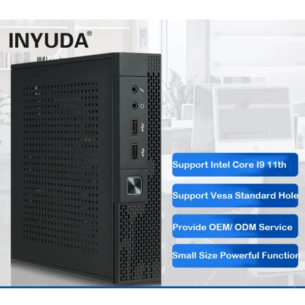 New Business Desktop Computer with Windows 10 Core I5 4GB RAM 128GB Mini PC for Office Use with US & AU Plugs - Image 6