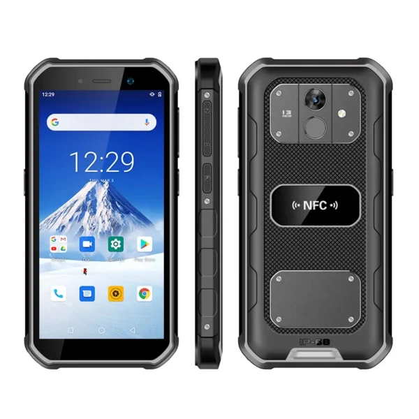 UNIWA F963 IP68 Waterproof 5100mAh Big Battery Rugged Mobile Phone NFC 4G LTE Smartphone - Image 2