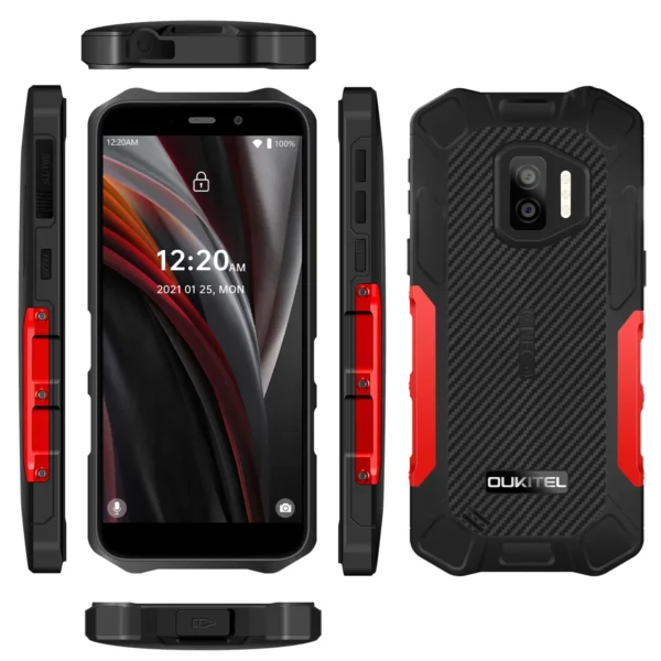 Wholesale Oukitel WP12 Pro SmartPhone 4GB+64GB MTK6762 8-core Chip IP68 & IP69 Rugged Cellphone NFC - Image 5