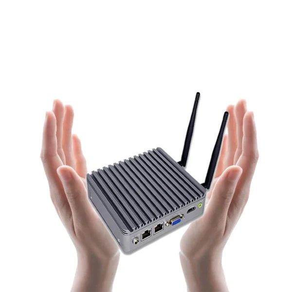 J1900 Quad Core Cpu Barebone NUC Rugged Embedded Control Fanless Industrial Computer Mini PC for windows 10 - Image 6