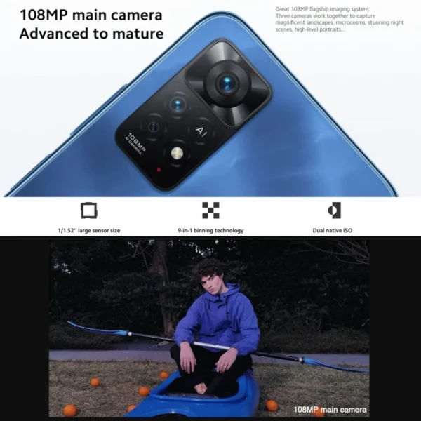 Global Version Xiaomi Redmi Note 11 Pro 5G Phones Snapdragon 695 108MP Camera 5000mAh Smartphone Note 11 Pro 5G Mobile Phones - Image 3