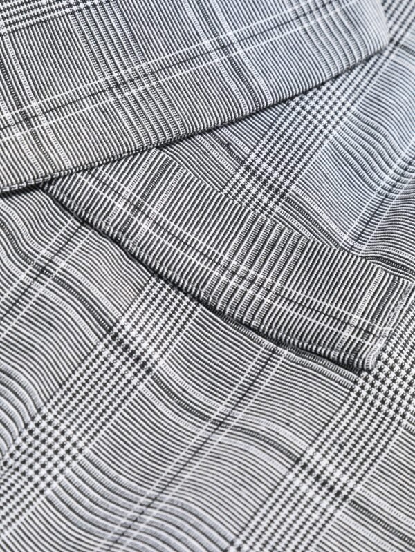 Men's Classic Check Blazer And Pants Set - Image 4