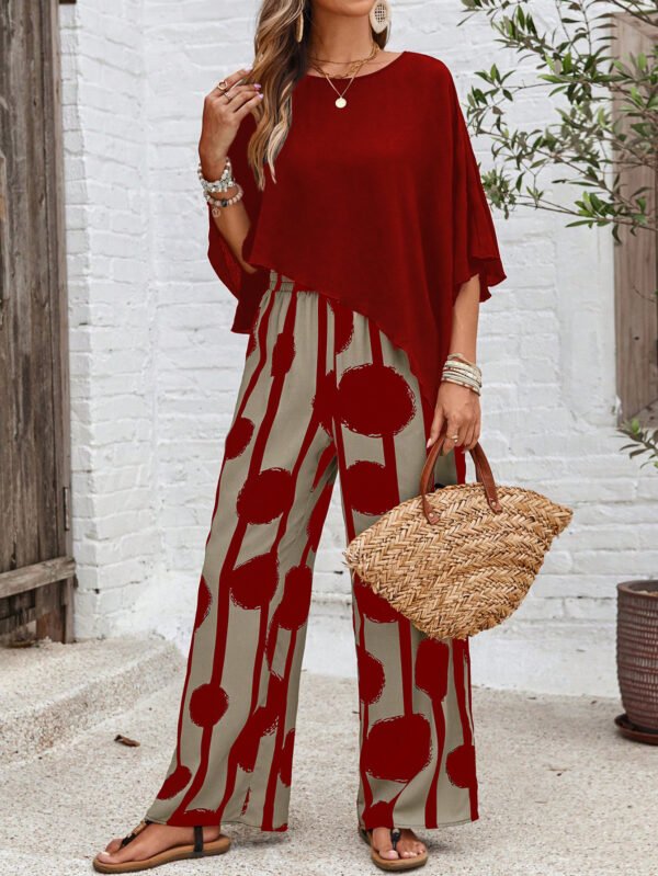 New Summer Fashion Casual Women's Trousers Suit - Image 5