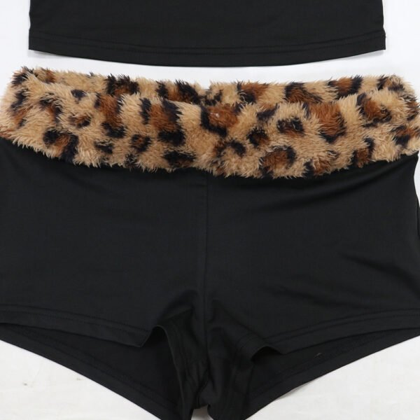 Women's Lace-up Ultra Short Two-piece Set - Image 5