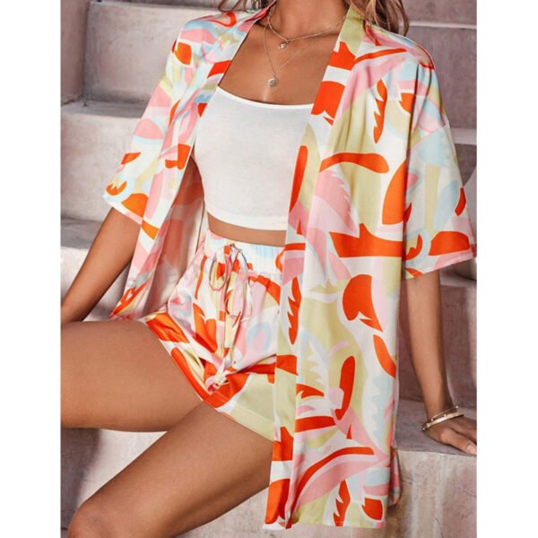Casual Temperament Long Sleeve Loose Printed Women's Shirt Outfit - Image 3
