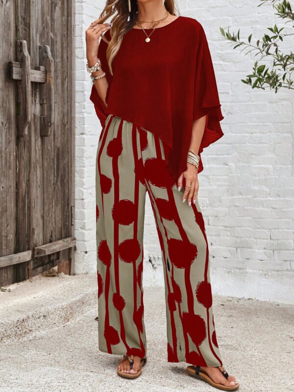 New Summer Fashion Casual Women's Trousers Suit - Image 3