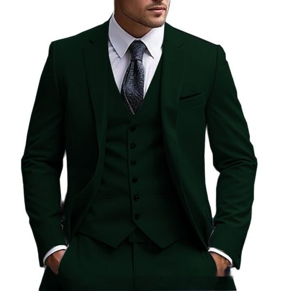 European And American Plus Fat Foreign Trade Plus Size Suit Three-piece Suit - Image 9