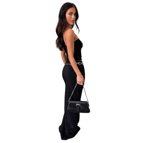 Slim Fit Two-piece Suit Tube Top Dress - Image 5