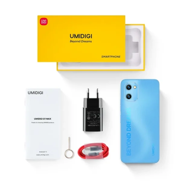 Original Global Version UMIDIGI G1 Max 50MP Camera 6GB+128GB 6.52 Inch Android 12 Mobile Android 4G Smartphones - Image 2