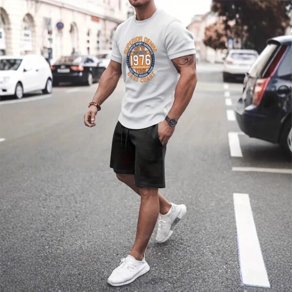 3d Printing Fashion Men's Casual Loose Outfit - Image 4