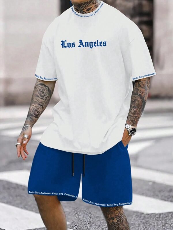 Sports Style Short-sleeved Shorts Thin Quick-drying Versatile Breathable Suit - Image 7
