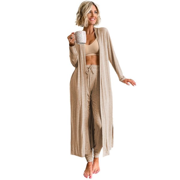 Autumn New Solid Color Long Sleeve Casual Suit Women's Simple All-matching - Image 8