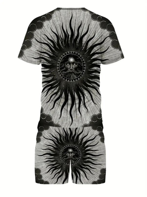 3d Printing Fashion Men's Casual Loose Outfit - Image 8