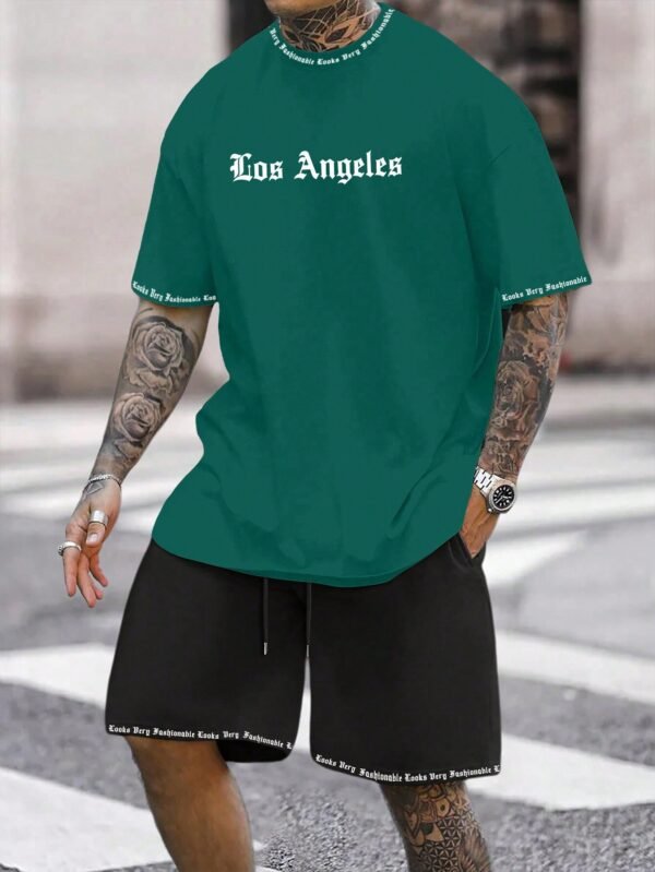 Sports Style Short-sleeved Shorts Thin Quick-drying Versatile Breathable Suit - Image 10