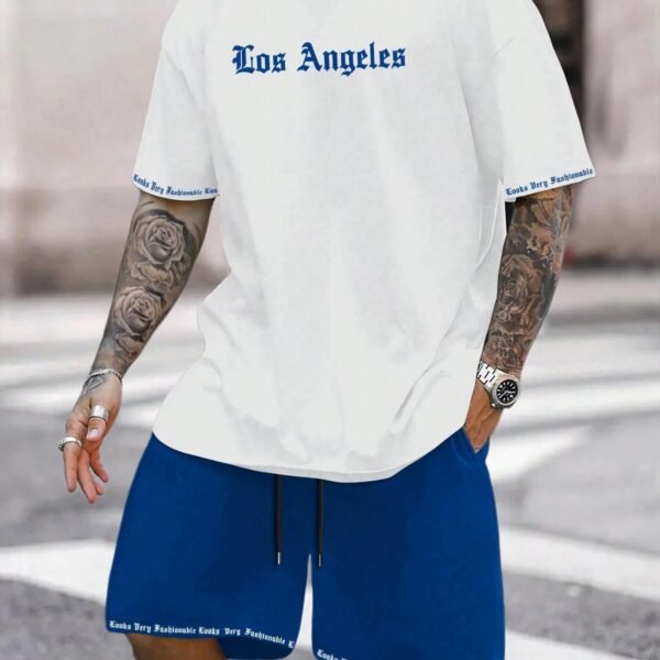 Sports Style Short-sleeved Shorts Thin Quick-drying Versatile Breathable Suit - Image 3