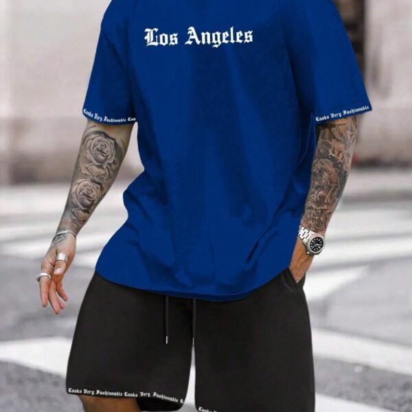 Sports Style Short-sleeved Shorts Thin Quick-drying Versatile Breathable Suit - Image 4