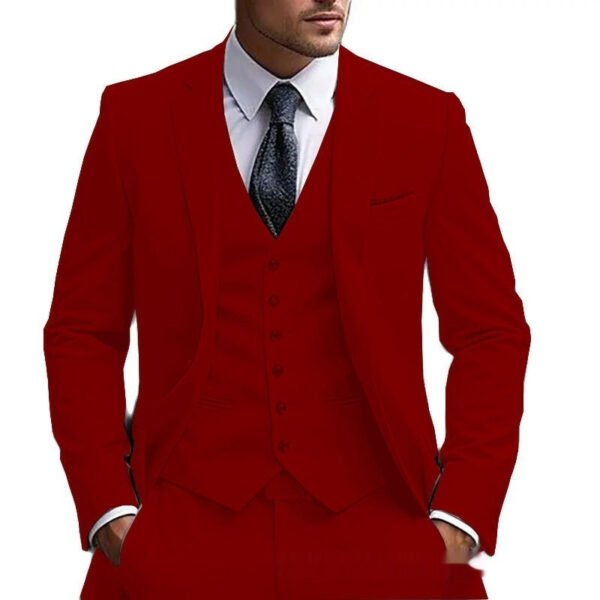 European And American Plus Fat Foreign Trade Plus Size Suit Three-piece Suit - Image 8