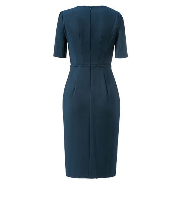 Formal Temperament Elegant And Intellectual Mid-sleeve Red Dress Women - Image 7