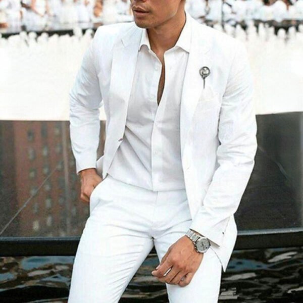 Men's Suit Suit Two-piece Groomsman Clothing - Image 3