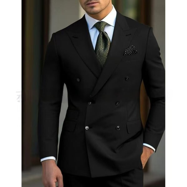 Men's Suit Set Leisure Business Two Pieces - Image 5