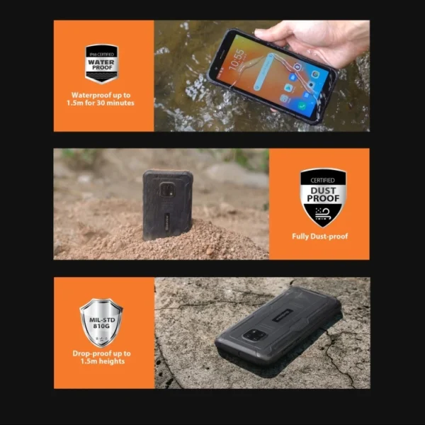 Blackview BV4900 PRO Waterproof Rugged Smartphone 5.7 Inch Android Mobile Phones With NFC - Image 2
