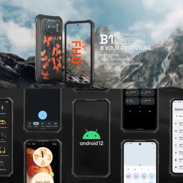 Factory IIIF150 B1 Pro Mobile Phone Night Vison 6GB+128GB IP68/IP69K 6.5 Inch Android 12  IIIF150 B1 Pro Rugged Smartphone Phone - Image 2