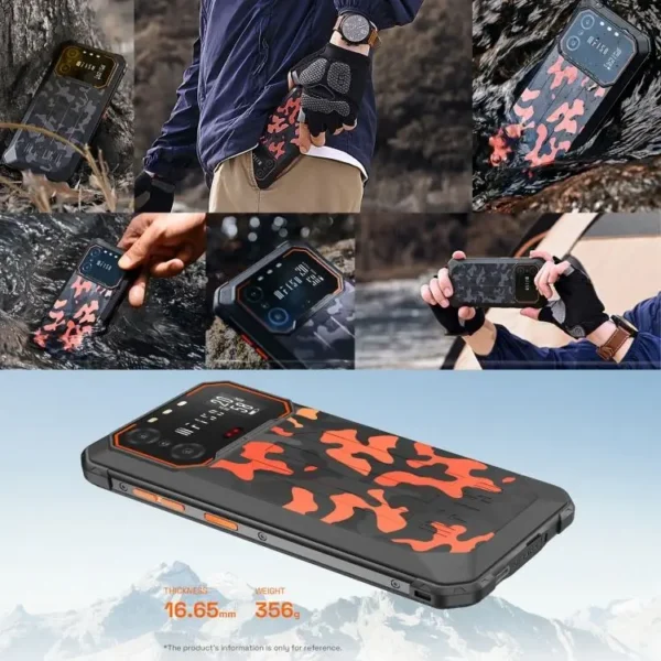 Factory IIIF150 B1 Pro Mobile Phone Night Vison 6GB+128GB IP68/IP69K 6.5 Inch Android 12  IIIF150 B1 Pro Rugged Smartphone Phone - Image 5