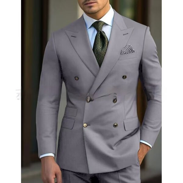 Men's Suit Set Leisure Business Two Pieces - Image 3