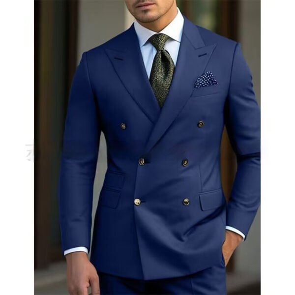 Men's Suit Set Leisure Business Two Pieces - Image 6